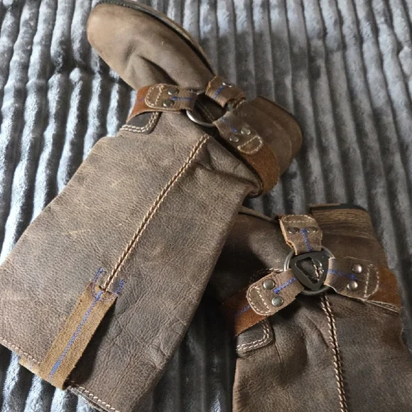 BED|STU Distressed Brown Heeled Boots In A Size 9* - Picture 8 of 11